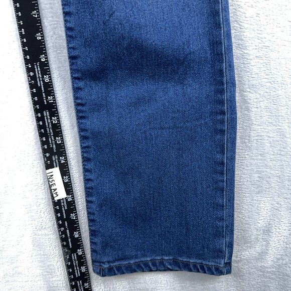 Code Bleu Chelsea Classic Straight Leg Jeans Women's Size 10 Medium Wash Blue - Picture 13 of 16